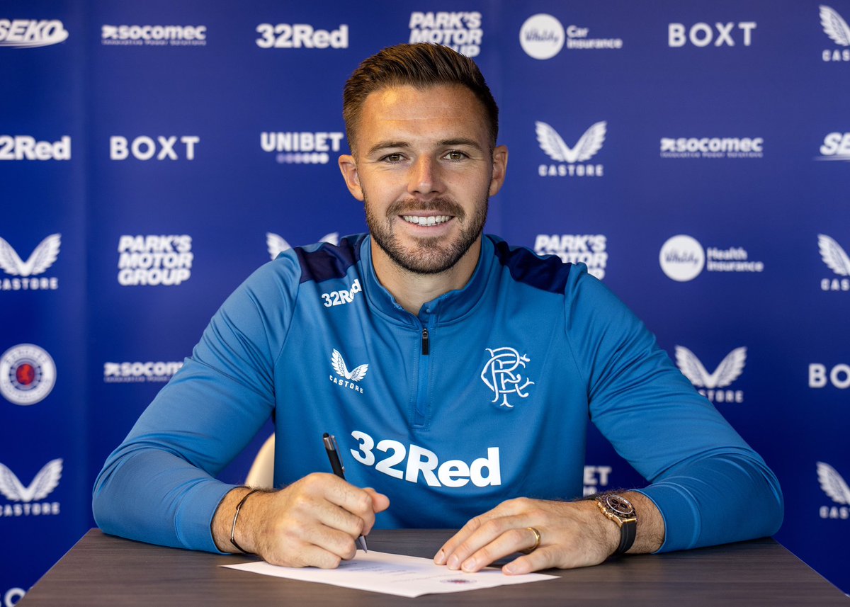 Delighted and honoured to have joined such a special and successful club. Already counting the days to pull on the shirt in-front of a packed Ibrox @RangersFC. Exciting times ahead 🇬🇧💙