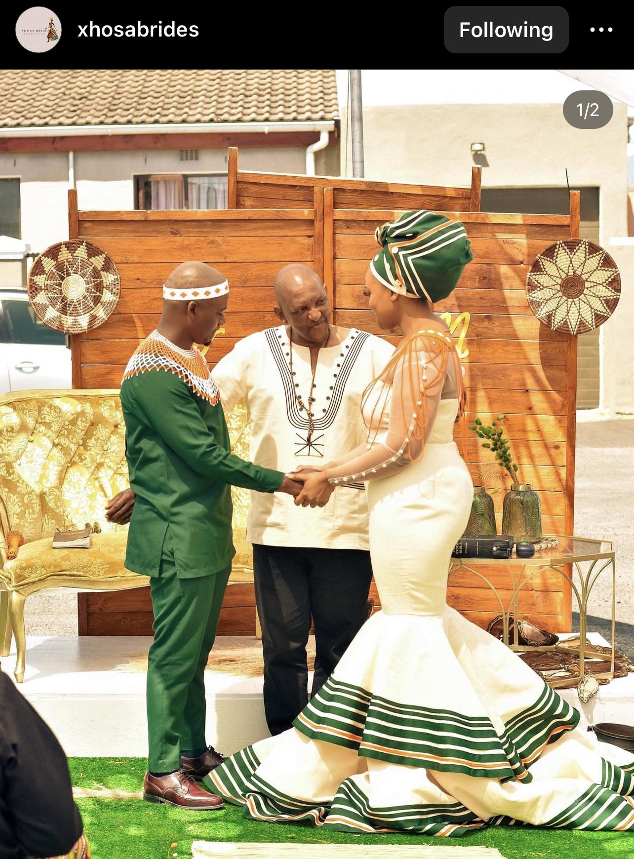 Xhosa traditional wedding attire for bride store and groom