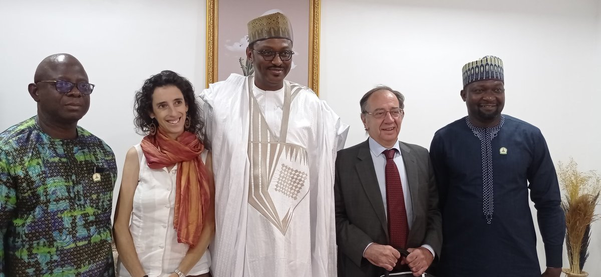 NIHOTOUR Nigeria (@nihotour_ng) on Twitter photo The Spanish Ambassador to Nigeria, H.E Juan Ignacio Sell paid a courtesy visit to the Director General of NIHOTOUR, <a href="/NKangiwa/">Nura Kangiwa - DG, NIHOTOUR</a>, to discuss the upcoming Gastronomy Festival on the 17th of June 2023. The discussion centred on fostering tourism and cultural relationship The Spanish Ambassador to Nigeria, H.E Juan Ignacio Sell paid a courtesy visit to the Director General of NIHOTOUR, <a href="/NKangiwa/">Nura Kangiwa - DG, NIHOTOUR</a>, to discuss the upcoming Gastronomy Festival on the 17th of June 2023. The discussion centred on fostering tourism and cultural relationship