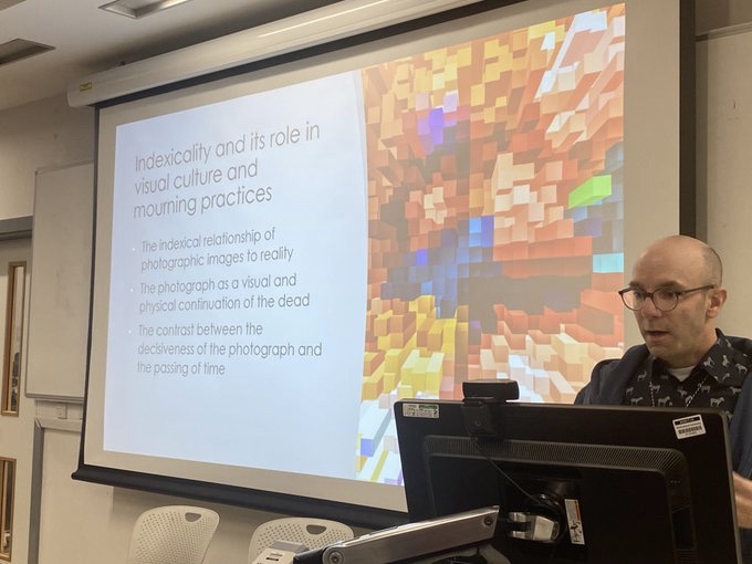 The second paper, Deepfaking the dead: computational photography and raising of “Lazarus”,  by <a href="/TlMrs/">M0rtal</a> and <a href="/DoronAltaratz/">DoronAlt</a> discussed how computational technologies change the interrelations between death and photography, defying the finality of life.