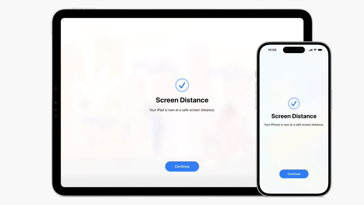 As we lead the push for myopia management it's hugely encouraging to see this breakthrough announced by Apple at #WWDC23  - helping notify #iOS17 users if their device is too close and notifying them of the potential risk of eye strain. Hope other companies now follow suit.