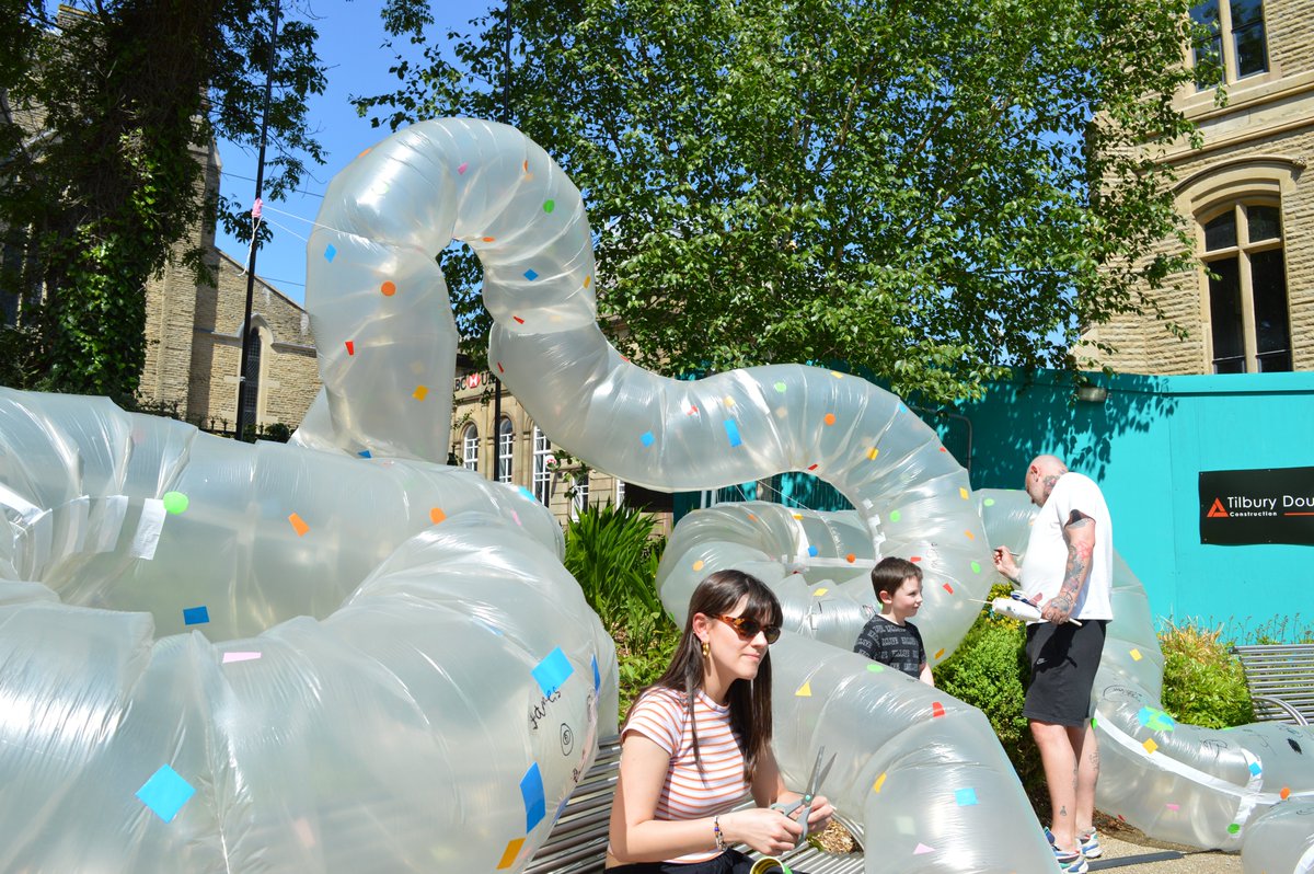 Get It Done (@we_getitdone) on Twitter photo We had an amazing time last Saturday at Festival Oldham breathing life into the <a href="/GalleryOldham/">GalleryOldham</a> gardens with our Inflato-Worm!
All day families came along to add colourful stickers, messages of love for Oldham and of course the Manchester derby football results... We had an amazing time last Saturday at Festival Oldham breathing life into the <a href="/GalleryOldham/">GalleryOldham</a> gardens with our Inflato-Worm!
All day families came along to add colourful stickers, messages of love for Oldham and of course the Manchester derby football results...