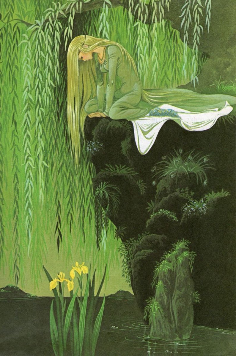 The Princess would amuse herself by throwing a golden ball up in the air and catching it. One day it happened that she did not catch it and the golden ball rolled onto the grass and disappeared beneath the water ...
#FairyTaleTuesday