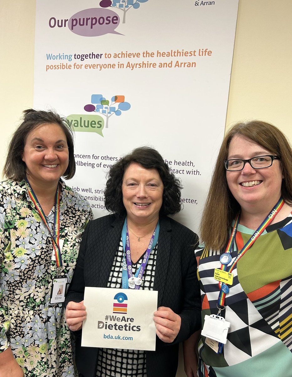 #DW2023 #WeAreDietetics Day in the life of Senior Dietetic leadership @NHSaaa @LauderKEL for @eahscp @maureenmDTahp for @sahscp and new to the crew @SuzKean for @NAHSCP Supporting our teams to support people every day.