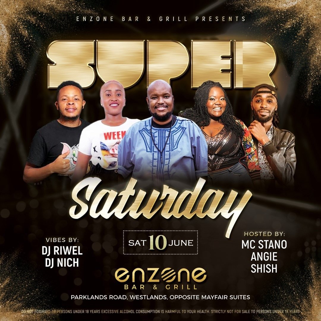 Saturday 10th #djnichparty we take it to Enzone Bar &amp; Grill parklands

Sherehe #clubing