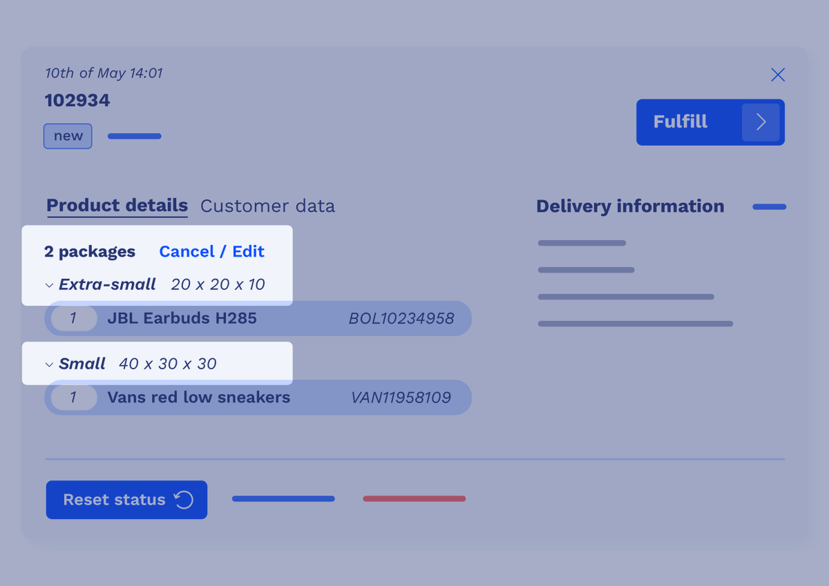 DirectifyCo's tweet photo. Do you know that Directify automatically calculates the optimal package size AND the right amount of shipment labels for your order!?

Simply save on space and packaging material 📦

👉 https://t.co/UjOLpiZEHe

#warehousemanagement #shipment #automation https://t.co/0ZSwEyY7eu