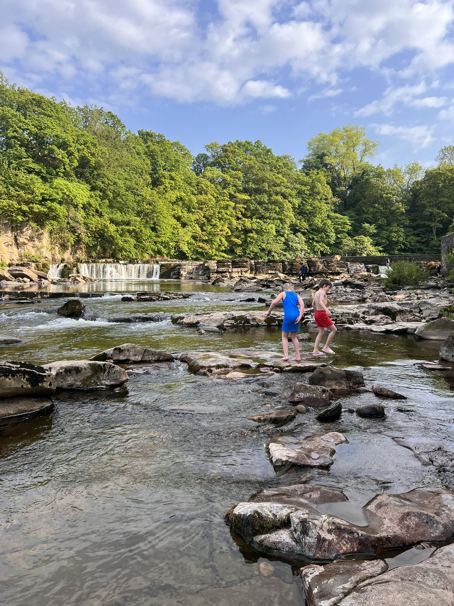 beccaleigh01's tweet photo. Benjamin &amp; Eden enjoying many nature walks and paddling in the river, they found lots of tadpoles and tiny fish! #30DaysWild @OPA_KHG @OPAK_5LD @OPAK_4AL https://t.co/HHavCd7Az0