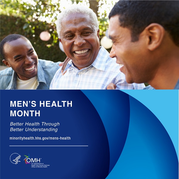 This #MensHealthMonth,@MinorityHealth encourages everyone to advance Better Health Through Better Understanding. Learn what role we play in advancing health equity for racial and ethnic minority boys & men: minorityhealth.hhs.gov/mens-health/ #MHM2023 #MensHealth #BoysHealth #HealthEquity