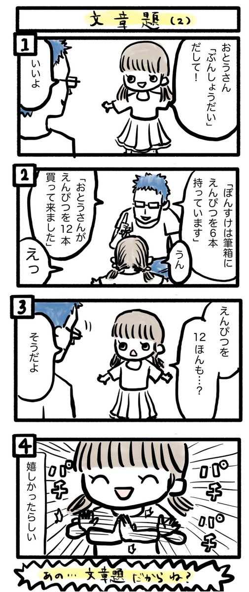 文章題に喜ぶ! #ぽんすけ再放送