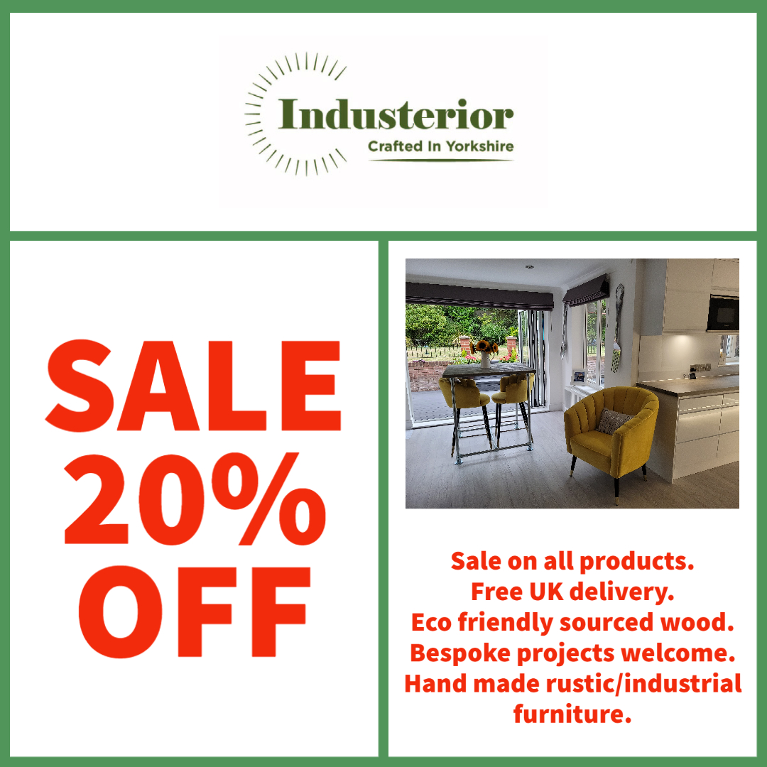 New website launched with 20% discount on the complete range, Visit industerior.co.uk NOW

#rusticfurniture #shopsmall #rusticshelving #diningfurniture #industrailstyle #homedecor #livingroom #storagesolutions