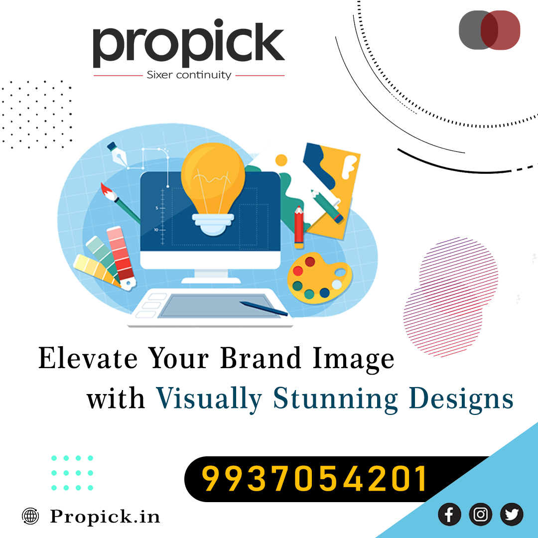 PropickIndia's tweet photo. Elevate your brand image with visually stunning designs! At #Propick, our creative designing team is passionate about crafting visually stunning design solutions tailored to your unique needs.  
📞 09937054201
🌏 https://t.co/S5ekHdm99A
#Creativedesign #websitedesign #Propick https://t.co/jujMWbWGJn