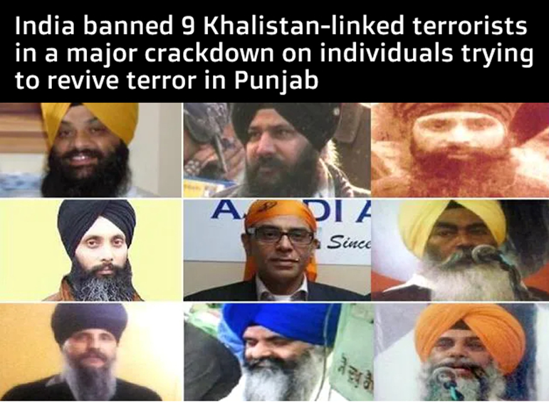 These ‘nasty      nine’ #Khalistanis, have been trying to revive militancy in Punjab from      their homes in five countries including Pakistan. #GurpatwantSinghPannun      #1984KhalistanTerrorism #KhalistanTerrorism #Khalistan