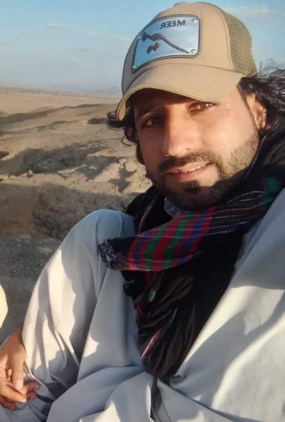 Sakhi Sawad Baloch is a writer in Balochi Language, he was consistently working on Balochi Language and was teaching Balochi Language to nation through different social media platforms, is missing since yesterday six O' clock (5 June 2023) from Turbat.