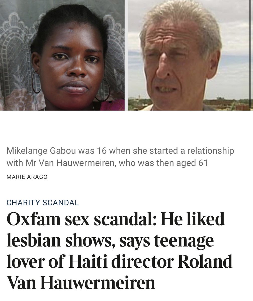 OliLondonTV's tweet image. Oxfam Exposed:

- In 2011 the Oxfam boss of Haiti along with dozens of staff were accused of “terrible abuses of power” over allegations of raping and abusing teens including 12-13 year old girls. 

- Oxfam’s Country Director for Haiti Roland van Hauwermeiren admitted having sex