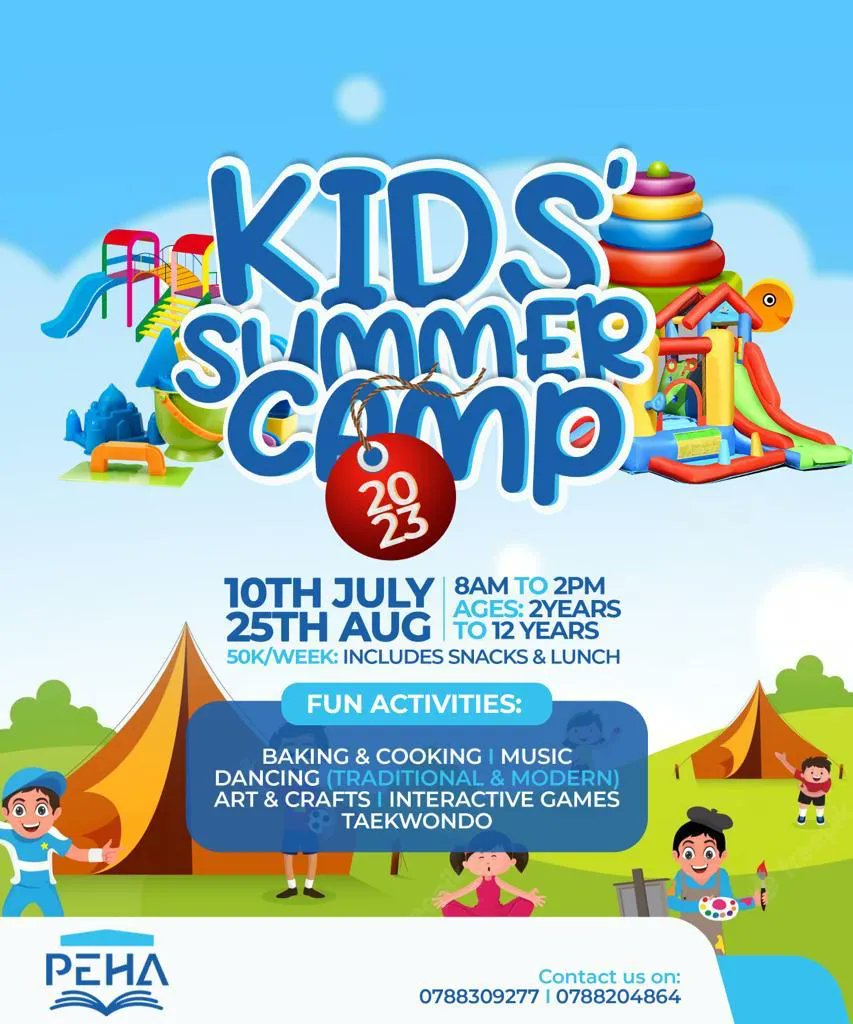 NewTimesRwanda's tweet photo. [AD] Still unsure about your summer plans? Peha International School got you!

Come and experience the ultimate summer adventure. For booking and inquiries, kindly contact 0788309277 or 0788440335 https://t.co/GhdodQ4mML