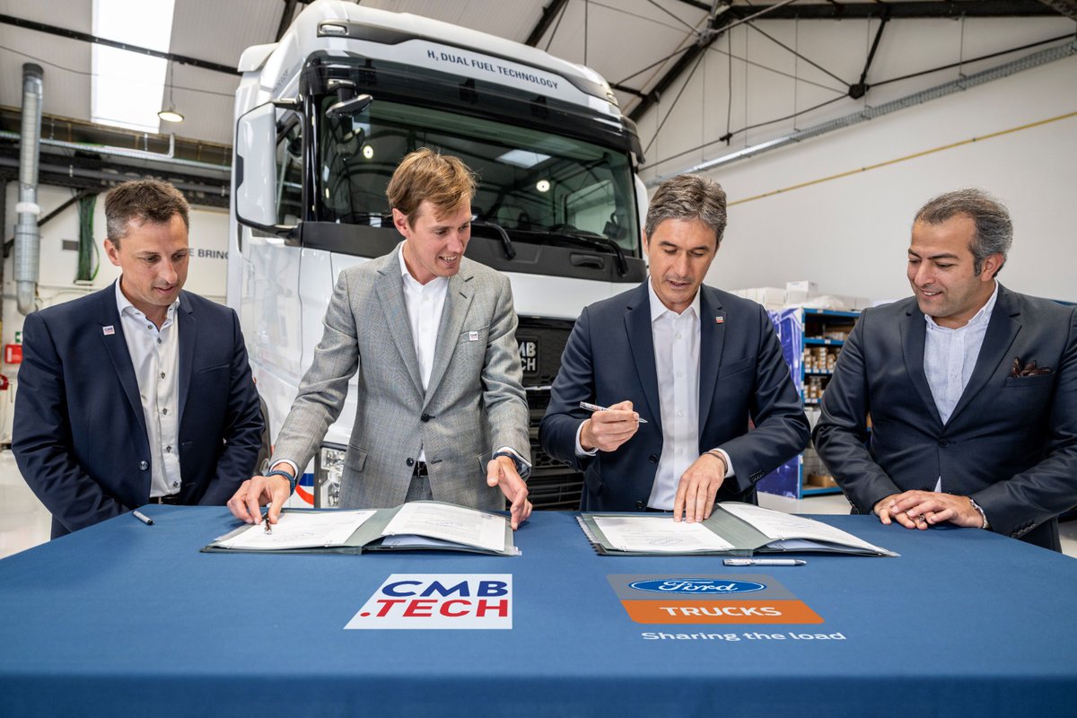 CMB.TECH (@cmb_tech) on Twitter photo CMB.TECH & <a href="/fordotosan/">Ford Otosan</a> announce partnership for the conversion to dual fuel #hydrogen trucks! 🚛⚡️💧
👀Read the full press release here: shorturl.at/fxYZ1 CMB.TECH & <a href="/fordotosan/">Ford Otosan</a> announce partnership for the conversion to dual fuel #hydrogen trucks! 🚛⚡️💧
👀Read the full press release here: shorturl.at/fxYZ1