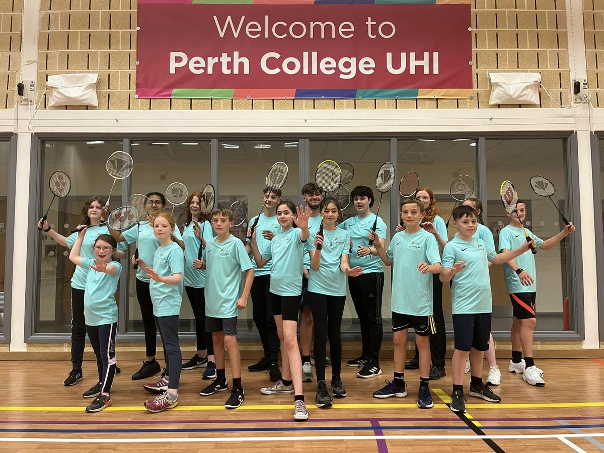 GlenearnBadm's tweet photo. Our last Glenearn Junior Badminton session of the 2022/23 season will be on Monday 26 June from 6:45pm to 7:45pm at Perth College UHI.   We extend an invitation to the parents and carers of all our junior members to join us at 7:30pm that evening for our end of season awards. https://t.co/mKKlcJbUel