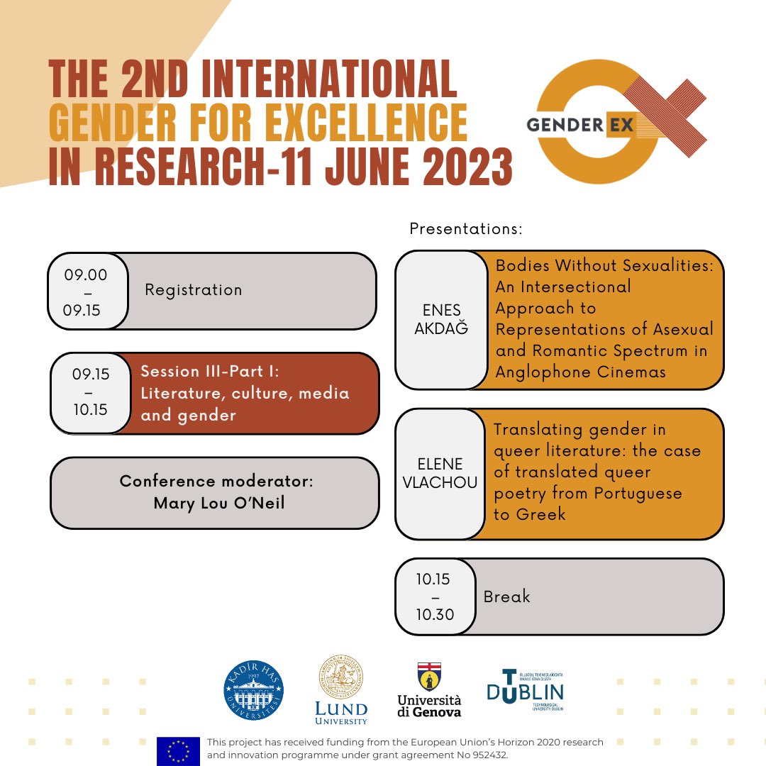 GenderExEU's tweet photo. #GenderEXConference #GenderForExcellence 
@khasedutr 
@UniGenova 
@WeAreTUDublin 
@lunduniversity 
@tudublinedi https://t.co/Yoo4nhopEo