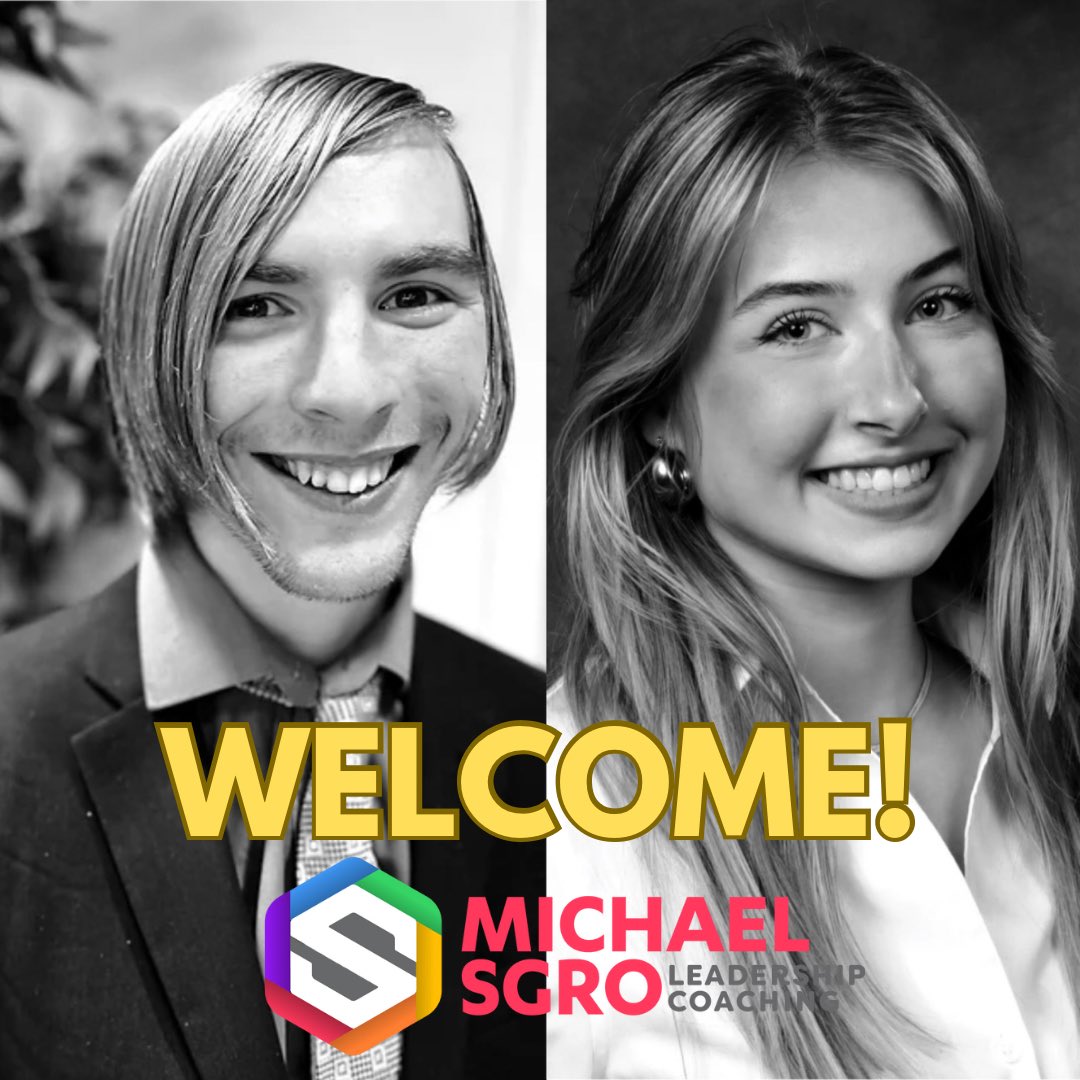 Welcome! We are always thrilled to bring in students from around the country as remote or in-person interns. Each of them bring a unique perspective and have a hand in creating some of the magic!

Meet them at michaelsgro.com/post/success-m… 🥳🏆🎉 #CollegeSuccess #CoachSgro