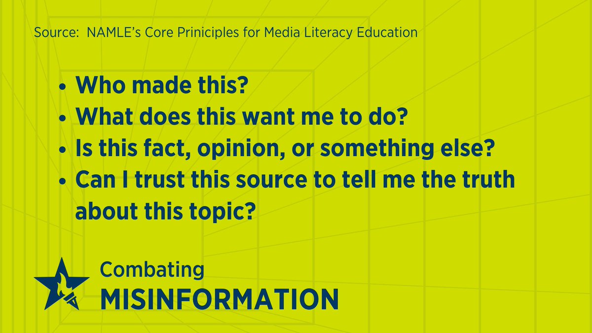 Ackano1's tweet photo. If you’ve used the internet to help with your homework, you’ve probably encountered misinformation!  😱   Learn how to read critically, use proper sources, and protect yourself with @MediaLiteracyEd ➡️ https://t.co/moczcM7Ltm. https://t.co/NEYfBjWtFt