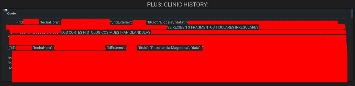 🔐 New data breach.

🇦🇷 #Argentina: A database containing 102,500 patient records from the Neuquén Hospital has been published online. The leaked data includes full names, DNI, addresses, contact information, and complete medical records.

#ThreatIntelligence #ThreatIntel