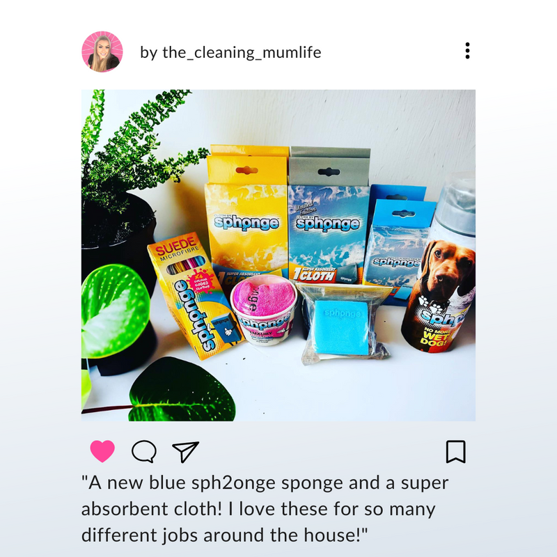 "Love a delivery of new cloths &amp; sponges 😍"

This pic makes our hearts glow! Thank you so much for sharing it @the_cleaning_mumlife 💖

#SPh2ONGE #CleaningSupplies #Cleaning #CleaningCloth #CleaningSponge