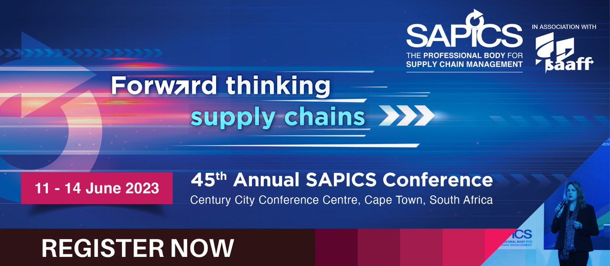 RISK REDUCTION, AGILITY AND RESPONSIVENESS IN THE SPOTLIGHT AS SUPPLY CHAIN MANAGERS FROM AROUND THE WORLD MEET IN CAPE TOWN

Read more:
sapics.org/news/642429/RI…

#SAPICS2023 #SAPICS #supplychainmanagement #innovativetechnology #networking #education #forwardthinking