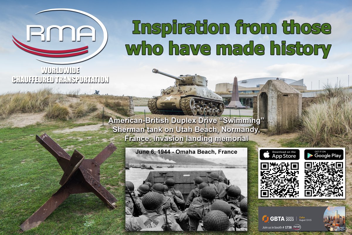 June 6, 1944, Allied Forces invaded northern France in beach landings in Normandy, in what was the largest amphibious invasion in history.

#Normandy #Dday #WWII #france #GBTA2023  #groundtransportation