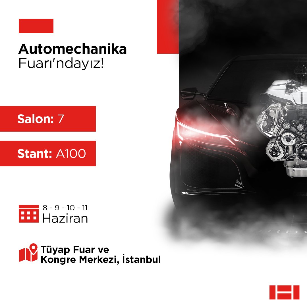 Otomotiv endüstrisi için dünyanın lider ticaret fuarı markası Automechanika'nın Türkiye'deki tek etkinliği olan Automechanika İstanbul Fuarı’ndayız.