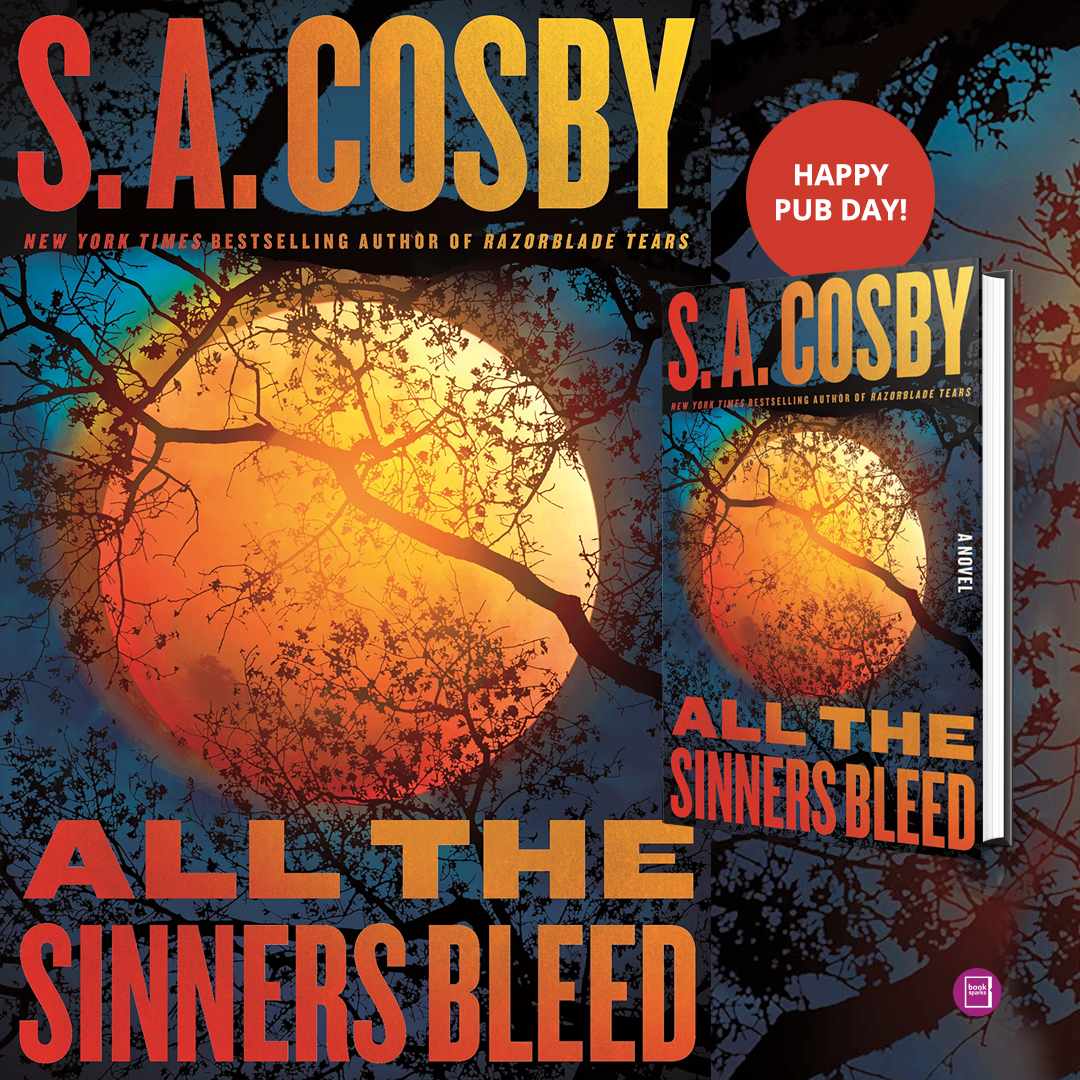 Happy Pub Day to All the Sinners Bleed by S.A. Cosby (@blacklionking73)!✨🎉 #SRC2023 Order your copy today: bookshop.org/a/411/97812508…