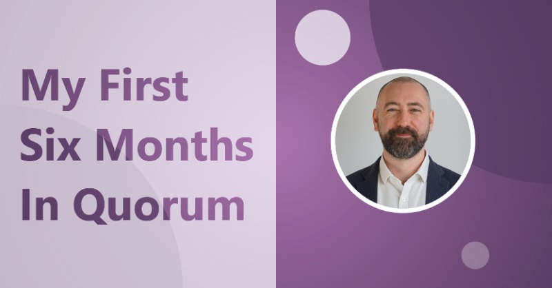 QNRLtweets's tweet photo. Join us for the fourth interview in our series on the first 6 months of life at Quorum!
Meet Ruaridh, a #ServiceDeliveryManager who joined our Managed Services team as he shares his insights on his first 6 months at Quorum.
https://t.co/sDcdCHprZT
#OneQuorum #Recruitment