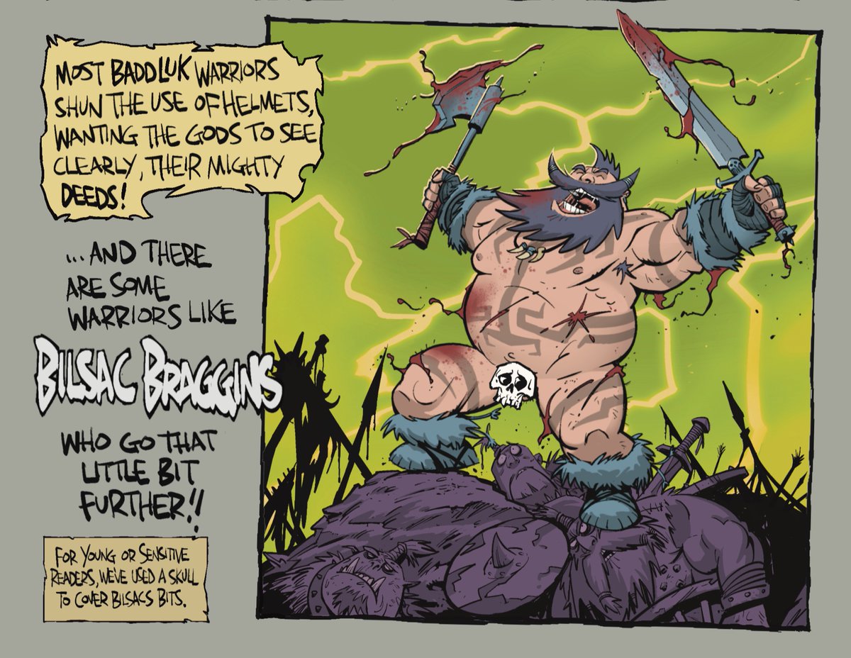 1 day left to back <a href="/Karlrich2469/">Karl Richardson</a> (2000AD - Warhammer). Badd Luk is an awesome fantasy comic book featuring disgusting orcs, daring barbarians and beer.
#kickstarterReads
kickstarter.com/projects/karlr…