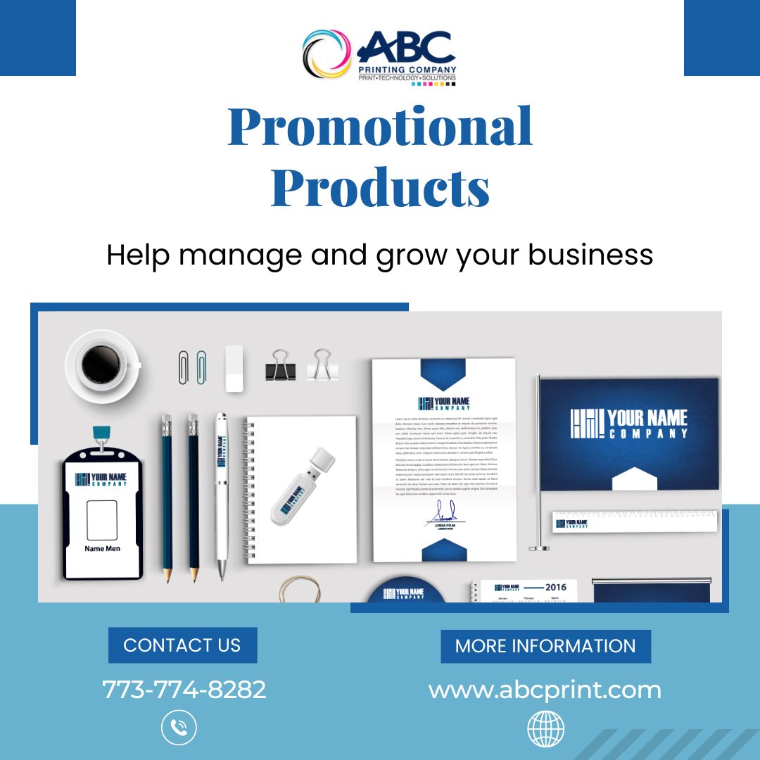 Elevate your brand's visibility and make a lasting impression with promotional products. These items typically feature your company's logo, name, address, and details about your products or services. 
🌐: abcprint.com/product/produc…