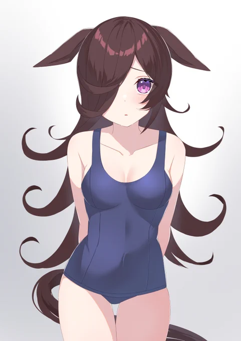 お兄さま、ライスも可愛い水着ほしい...  #ライスシャワー #ウマ娘