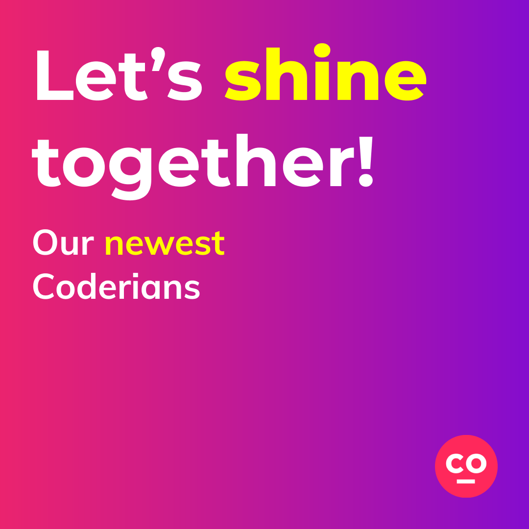 coderio_'s tweet photo. New #coderians in da house ☄️ Démosle una cálida bienvenida a los nuevos miembros de este #DreamTeam ⭐ Muchos éxitos 👏🏻 Quieres ser parte del #CoderianTeam? No seas tímid@ y envíanos tu CV a talent@coderio.co 📩 #Coderio #technology #software #community #WeLoveRemote #talent https://t.co/RxPAPBvkue