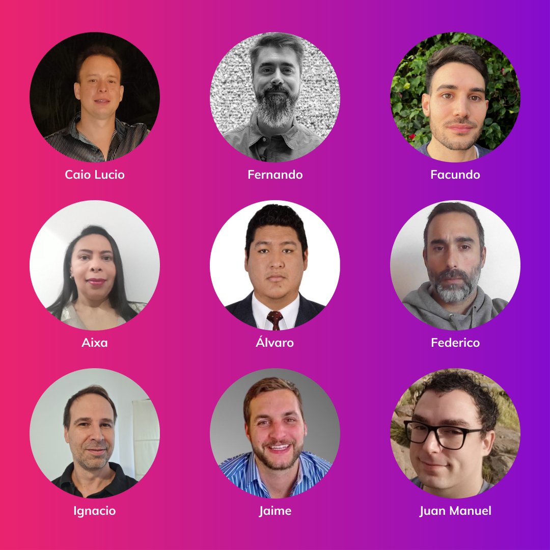 coderio_'s tweet photo. New #coderians in da house ☄️ Démosle una cálida bienvenida a los nuevos miembros de este #DreamTeam ⭐ Muchos éxitos 👏🏻 Quieres ser parte del #CoderianTeam? No seas tímid@ y envíanos tu CV a talent@coderio.co 📩 #Coderio #technology #software #community #WeLoveRemote #talent https://t.co/RxPAPBvkue