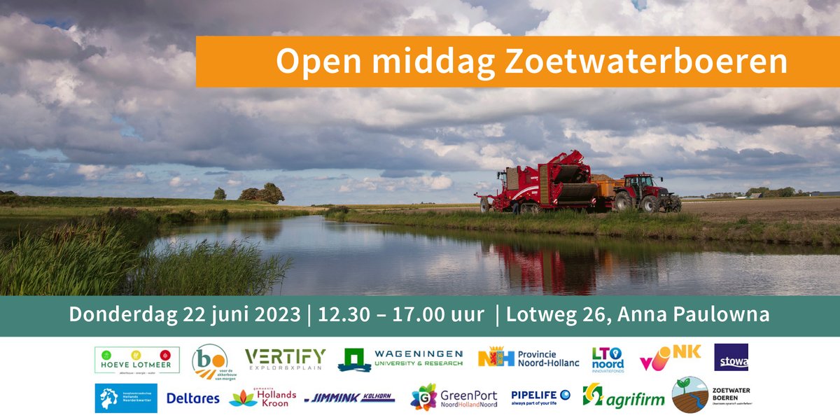 AANMELDEN💦| Open middag Zoetwaterboeren 22 juni: ben jij erbij? Een dag vol kennis over een duurzaam watersysteem in de dagelijkse akkerbouwpraktijk. Met 'Erosiestoppers in de aardappelteelt' en andere interessante workshops. Aanmelden  👇
docs.google.com/forms/d/e/1FAI…