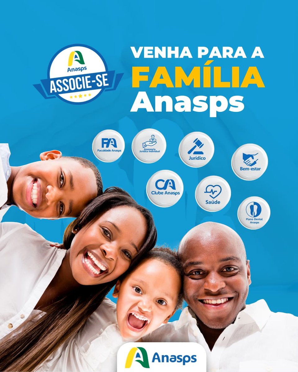 Anaspsbrasil's tweet image. #ServidorPúblico você conhece os benefícios de se tornar associado (a) da Anasps? 

Acesse: anasps.org.br e saiba como se associar e fazer parte da família Anasps.
 #associação #filiacao