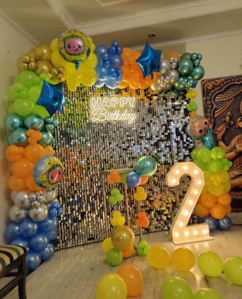 2nd birthday decoration with cocomelon theme for your kids is the best combination....

#birthday #birthdayplanner #birthdayfun #2ndbirthday #cocomelonbirthday #sequinbackdrop #walldecoration #cocomelon #eventplanner #haplunevents #haplundecoration