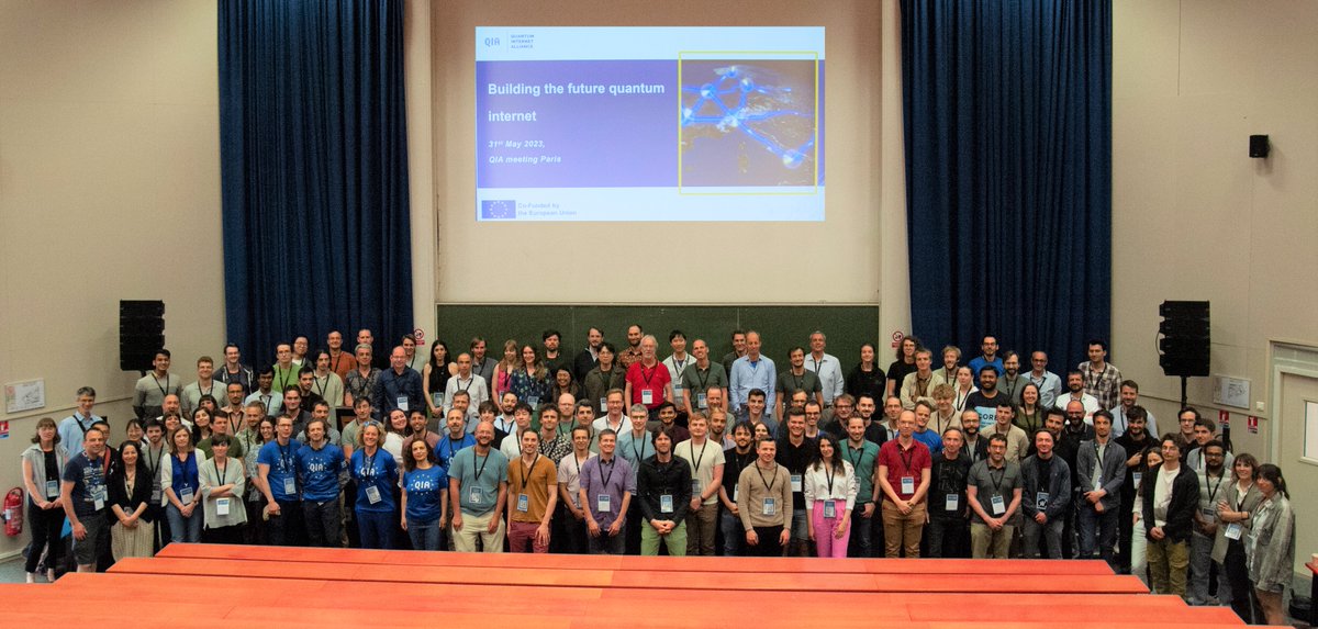 eu_qia's tweet image. The QIA Spring Meeting 2023 successfully concludes in Paris last Friday!🙌

Three days of interesting talks, insightful discussions &amp;amp; productive brainstorming sessions among ~150 QIA members.

Exciting times ahead, so stay tuned!

#quantuminternet #quantumcommunity #europe