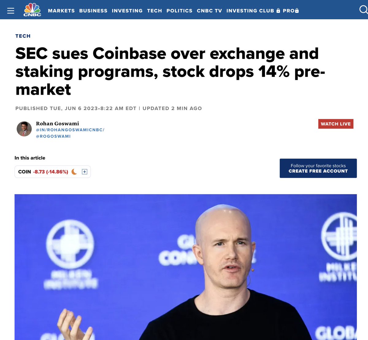 hoss_crypto's tweet image. BREAKING: Die SEC verklagt Coinbase und wirft der Handelsplattform vor, als nicht registrierter Broker zu agieren. 🚨🇺🇸

Zudem wird behauptet, dass die folgenden Coins als Wertpapiere gelten: &quot;SOL, ADA, MATIC, FIL, SAND, AXS, CHZ, FLOW, ICP, NEAR, VGX, DASH und NEXO&quot;.