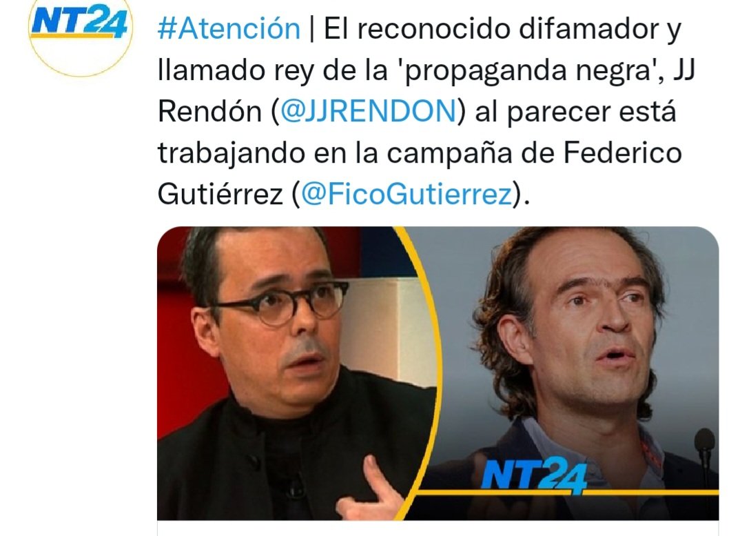 OscarIvanRoa's tweet photo. @negrogaviria @cumbanchera26 @petrogustavo 🆘️🇨🇴🆘️  Blanco es gallina lo pone. La Banda Delicuencial @CeDemocratico y sus asesores internacionales, empezando por @JJRENDON #MaleFICOS @FicoGutierrez @MiguelUribeT @MariaFdaCabal #PeriodistasDelHampa. @CourPenaleInt @USEmbassyBogota @FBI @OEA_oficial @MisionONUCol https://t.co/2KCDuYd2EL