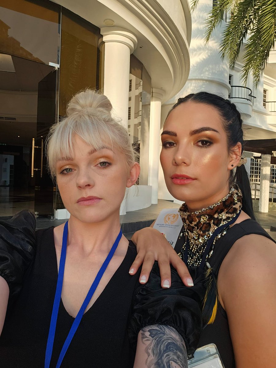 globemodellook's tweet photo. Claudia is ready for the Talent Competition Miss &amp; Mr. Grand Sea World 
Good luck Claúdia Pita Ferreira and Kelebogile Mel-k Ramafsi .
Coach Zorina Homan  Nina Blush Makeup Artistry 

#talentcompetition
#talentshow 
#southafricanmodel 
#malaysiakualalumpur https://t.co/RVoQg0T7kv