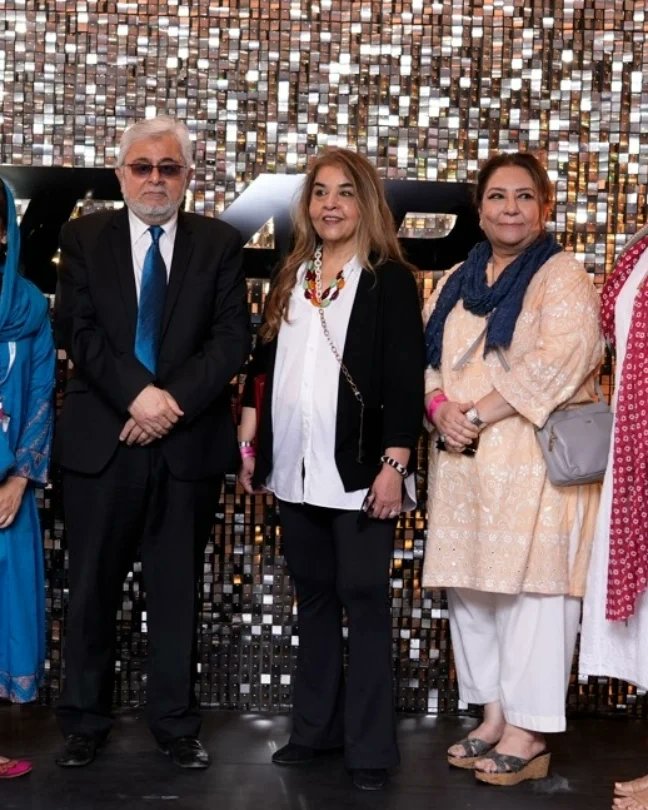 texpotdap's tweet photo. Highlights from the Texpo Fashion Show.

#weavingthewaytosustainability #tdap #texpo2023 #leatherandtexile #fashion #pakistan #takellpr #TFS23 #Happeningnow https://t.co/rXzOG6W247