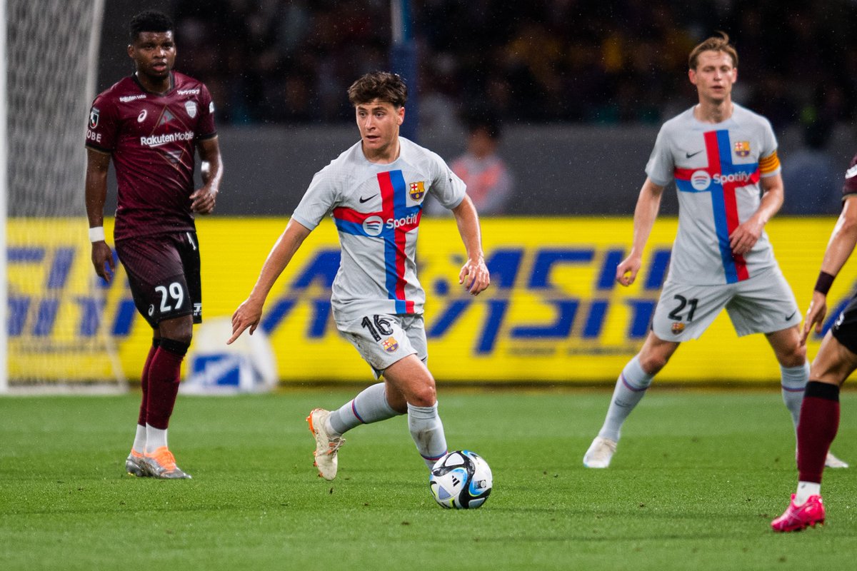 BarcaUniversal's tweet image. Pablo Torre against Vissel Kobe:

- 2 assits
- 4 key passes
- 5/6 long balls
- 2 shots (hit the post in 1)
- 43 touches
- 2 duels won
- 2 dribbles