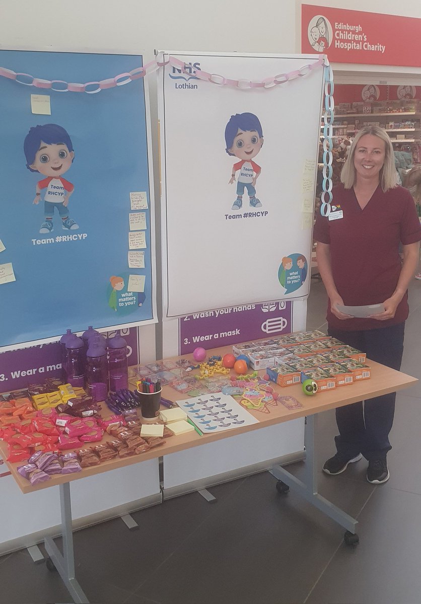 It's #WhatMattersToYou day here in the #RHCYP and we're inviting everyone to come and visit our stall on the ground floor, to share the things that are most important about work and life 💙