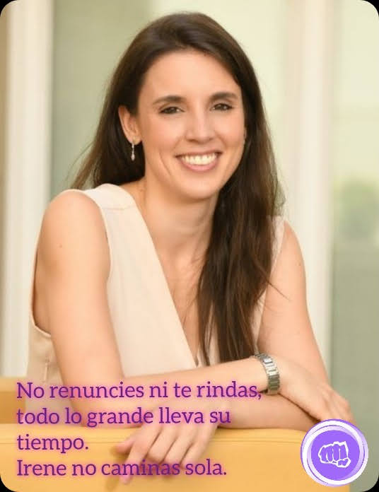 @PabloIglesias @sinisann @RaulSolisUE @CanalRed_TV 👌👌👆💜✌️ #IreneMontero 
#DerechosDeLaMujer 👌♀️👇👇