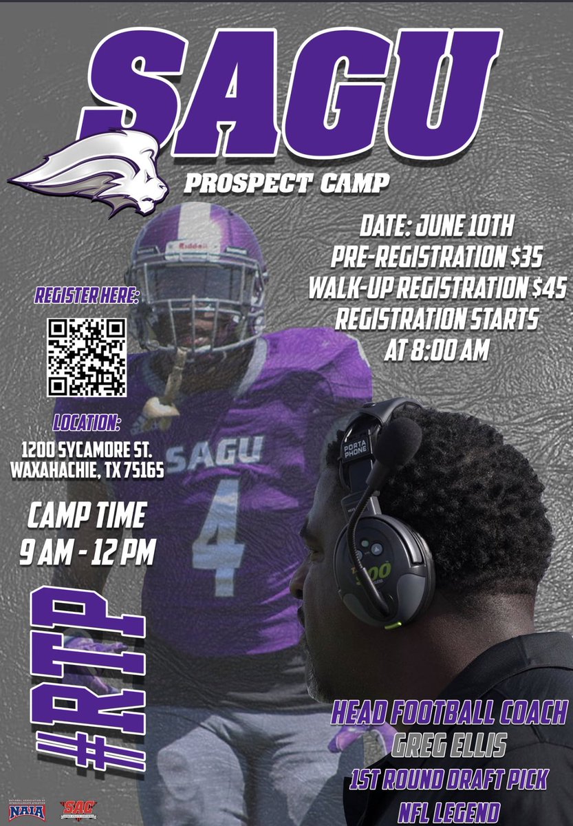 So pumped about this Saturday!!! For the camp to be at our house and own our brand new turf field is truly a blessing!! Get signed up and come have a good time with my coaching staff!!! Come learn and here about the RTP philosophy!!! See you Saturday!!