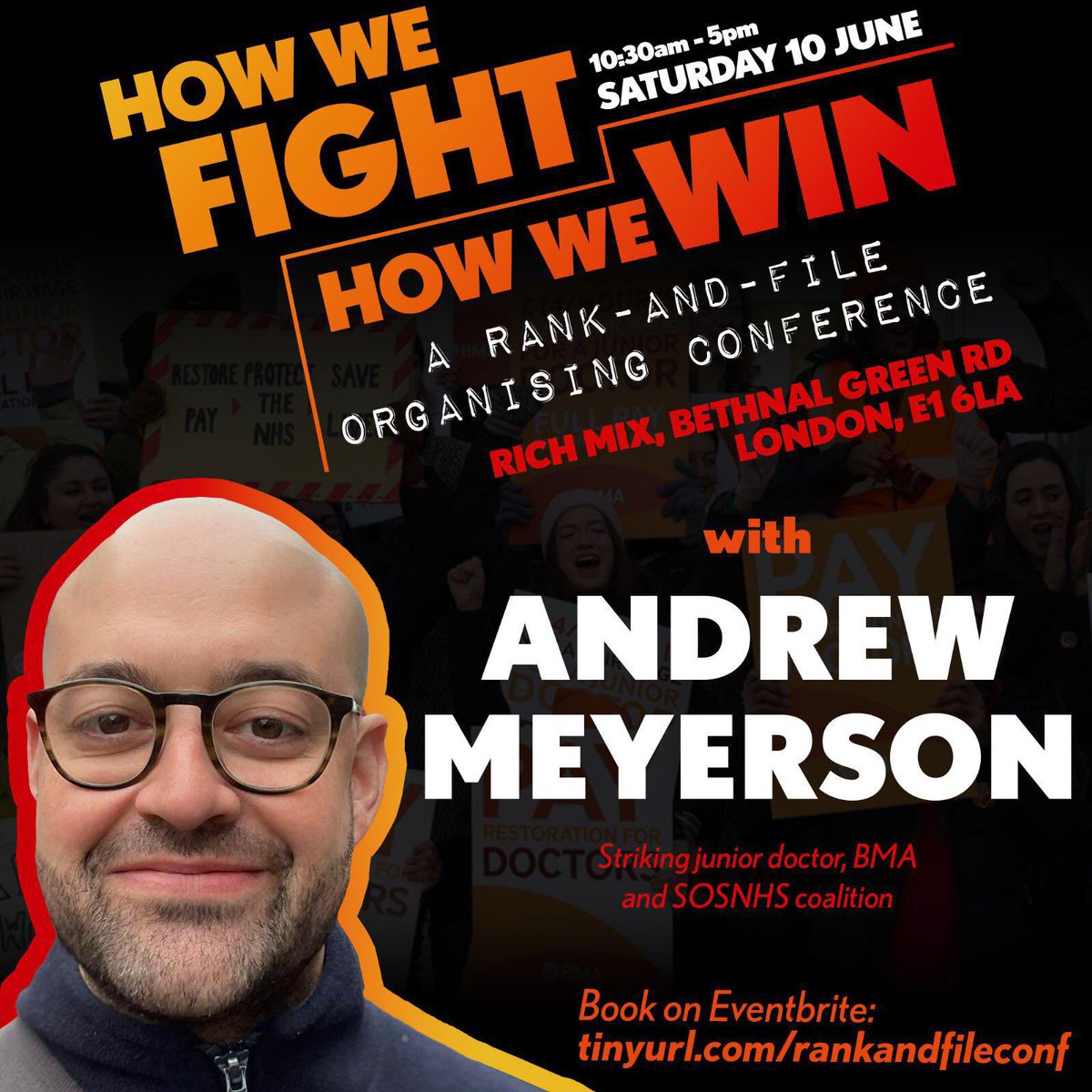 AndrewMeyerson's tweet image. Join us this Sat at the #RankAndFileConf!

Get tickets here: eventbrite.co.uk/e/how-we-fight…