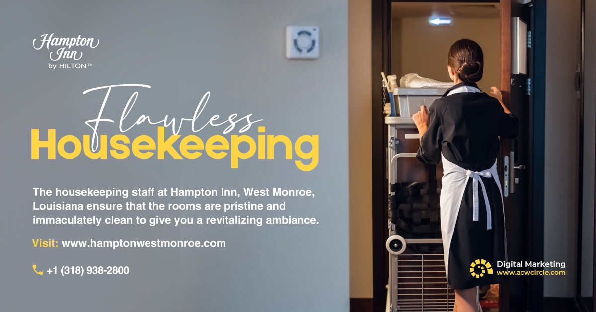 Hampton Inn West Monroe, LA on Twitter: "The housekeeping staff at ...